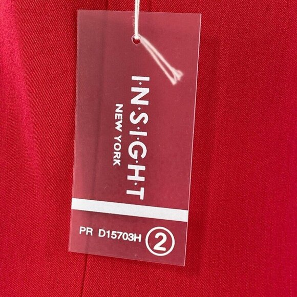 Insight New York Women's NWT Pink Sleeveless Square Neck Sheath Work Dress 2/C34 - Picture 5 of 8